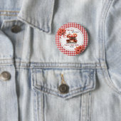 田園ピクニック ギンガム 結婚前お披露目 ギフト 缶バッジ (インサイチュ)