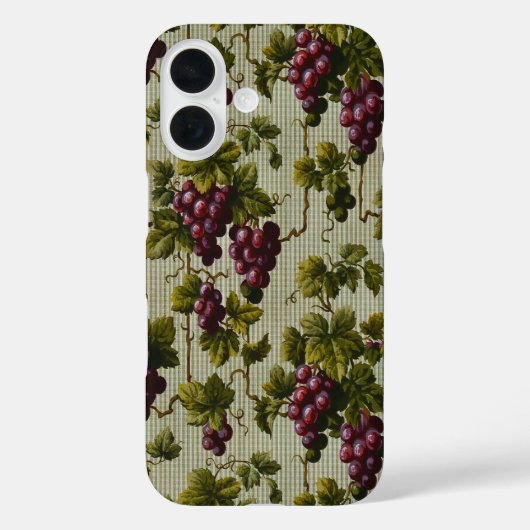 田園フランス風ブドウの木のアート Case-Mate iPhoneケース (裏面)