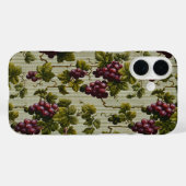田園フランス風ブドウの木のアート Case-Mate iPhoneケース (裏面 (横))