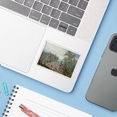 田園前の球技 シール (ノートパソコンとiPhone)