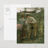田園愛， 1882 ポストカード (正面/裏面)