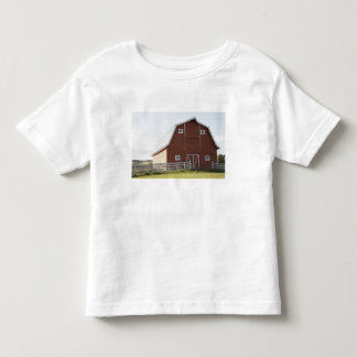 田園景色の納屋 トドラーTシャツ
