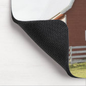 田園景色の納屋 マウスパッド (コーナー)