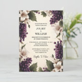 田園林の木の実を種にするアイビーヴィンヤード結婚ズ 招待状 (スタンド正面)