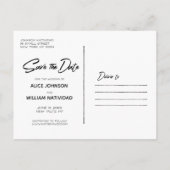 田園湖畔のウェディング | 保存の日ポストカード 案内ポストカード (裏面)