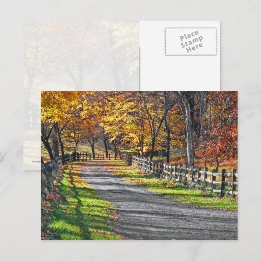 田園秋 ポストカード (正面/裏面)