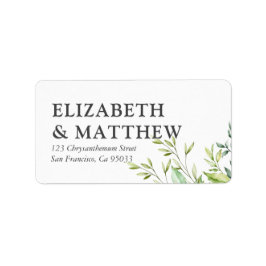 田園素朴の結婚紅葉 ラベル