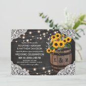 田園調のワインナリー結婚式招待状 | ストリングライト 招待状 (スタンド正面)