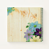 田園調の木製グリーンサムガーデナーズジャーナル ノートブック (裏面)