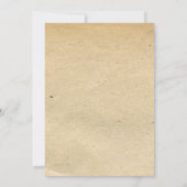 田園風のエレガントな花のウェディング招待状 招待状 (裏面)