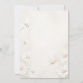 田園風のデイジー結婚式 招待状 (裏面)