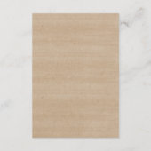 田園風ウェディングの詳細 付属カード エンクロージャーカード (裏面)