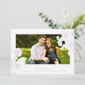 田園風ガーデンフラワー・セーブ・ザ・デート セーブザデート (スタンド正面)