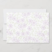 田園風ガーデンフラワー・セーブ・ザ・デート セーブザデート (裏面)