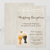 田園風レストランでの結婚式 受付のみの招待状 招待状 (正面/裏面)