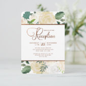 田園風情あふれるラスティックカントリーウェディングパーティ 招待状 (スタンド正面)