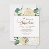 田園風情あふれるラスティックカントリーウェディングパーティ 招待状 (正面)