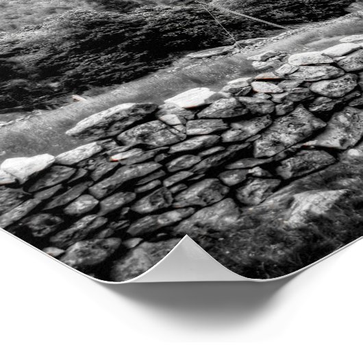 田園風景の写真 ポスター (角)