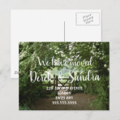 田園風景の変化 住所変更しました 案内ポストカード (正面/裏面)