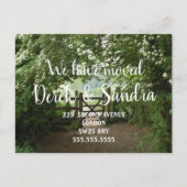 田園風景の新住所のお知らせ 引っ越しました 案内ポストカード (正面)