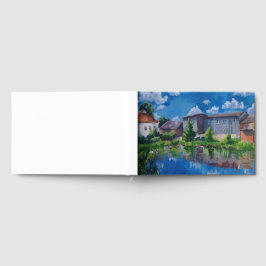 田園風景の湖の絵のゲストブック ゲストブック