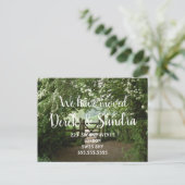 田園風景の眺め 住所変更しました 新しい家に引っ越しました 案内ポストカード (スタンド正面)