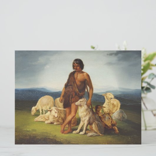 田園風景の羊飼い カード (スタンド正面)