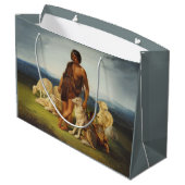 田園風景の羊飼い ラージペーパーバッグ (裏面アングル)