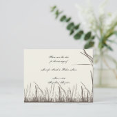 田園風景の草原　保存の日 招待状 (スタンド正面)