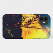 田園風景サンセットiPhone 5 *パーソナライズ* Case-Mate iPhoneケース (裏面(横))