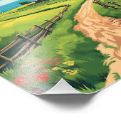 田園風景ポスター フォトプリント            (角)