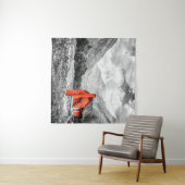 田園風景モノクロ写真 タペストリー (インサイチュ(横))