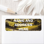 田園風景差出人住所ラベル ラベル (インサイチュ)