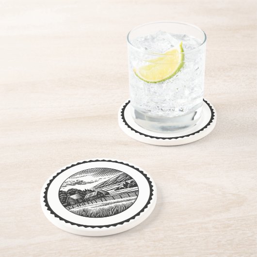 田園風景03 コースター (側面)