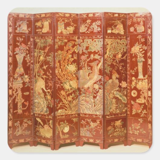 田園風景 スクエアシール (正面)