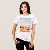 田園風景 トライブレンドTシャツ (正面全面)