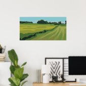 田園風景 ポスター (ホームオフィス)