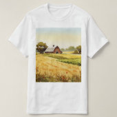 田園風景 Tシャツ (デザイン正面)