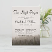 田園風森林もやの景観リハーサルディナー 招待状 (スタンド正面)