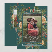 田園風花卉2 フォト シーズンカード (正面/裏面)