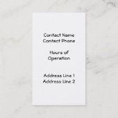 田園鶏の写真を耕作する卵 名刺 (裏面)