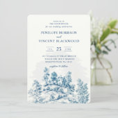 田園 トワ・ド・ジュイ 結婚式 招待状 (スタンド正面)