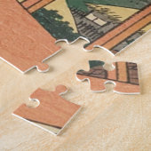 田川広重のリセフィールドと鳥の町 ジグソーパズル (側面)