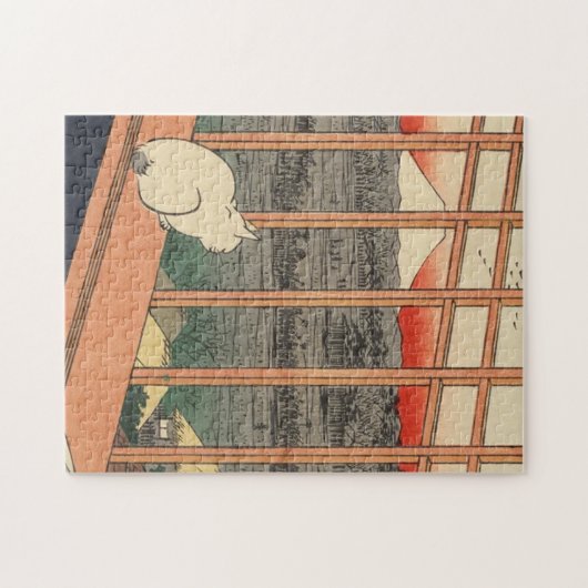 田川広重のリセフィールドと鳥の町 ジグソーパズル (横)