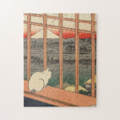 田川広重のリセフィールドと鳥の町 ジグソーパズル (縦)