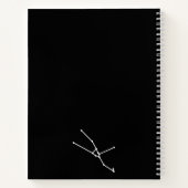 田座の星座と〔占星術の〕十二宮図記号 ノートブック (裏面)