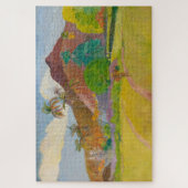 田火田風景（Paul Gaugin著） ジグソーパズル (縦)