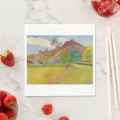 田火田風景(Paul Gaugin著) スタンダードランチョンナプキン (インサイチュ)