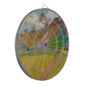 田火田風景（Paul Gaugin著） ダーツボード (正面左)