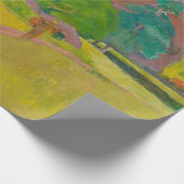 田火田風景（Paul Gaugin著） ラッピングペーパー (角)